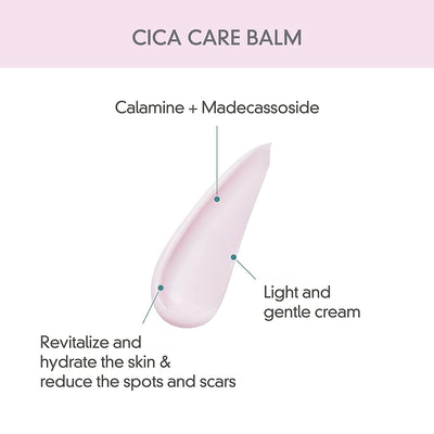 ROVECTIN] Cica Care Face Balm - Soothing and Skin Repairing Cica Cream for Acne Prone and Sensitive Skin with Calamine and Madecassoside (1.4 fl oz)