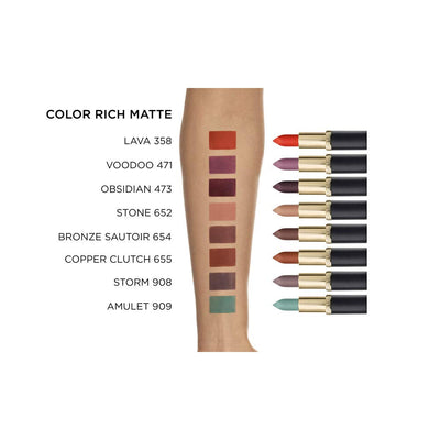 L'Oreal Paris Color Riche Magnetic Stones Matte Lipstick 908 Storm 5ml