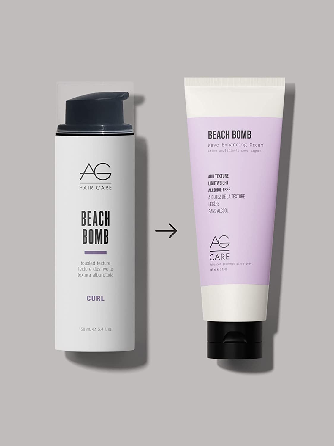 AG Care Beach Bomb Wave-Enhancing Cream, 5 Fl Oz