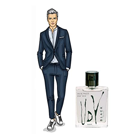 Ulric De Varens Eau De Toilette Spray for Men, Black, 3.4 Ounce