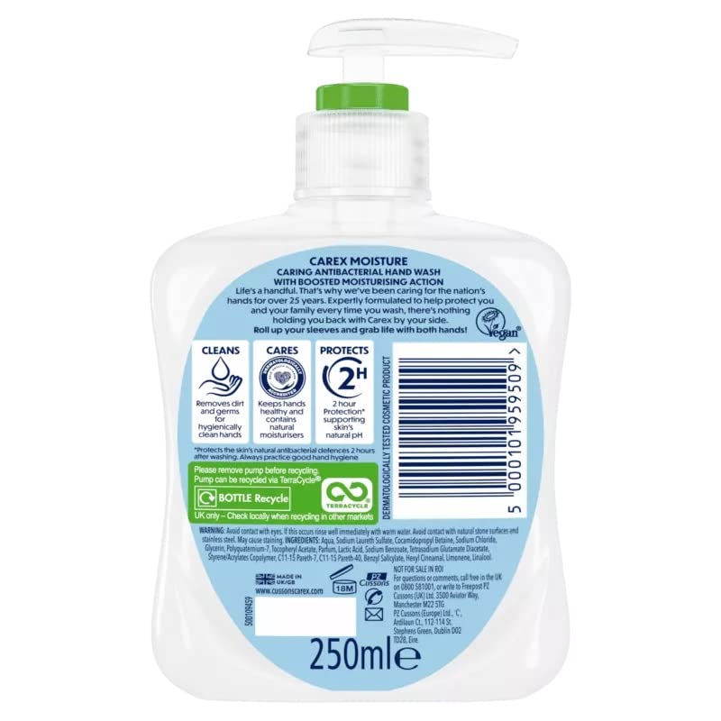 Carex Hand Wash 250ml, Moisture