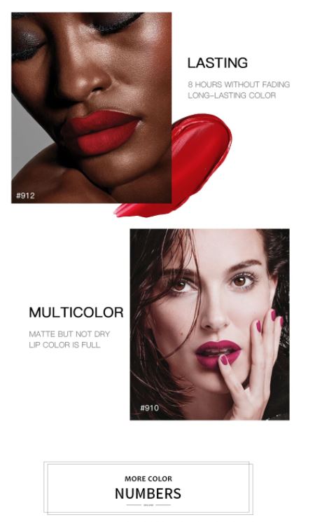 PUDAIER® Mini Capsule Matte Liquid Lipstick - Color #900