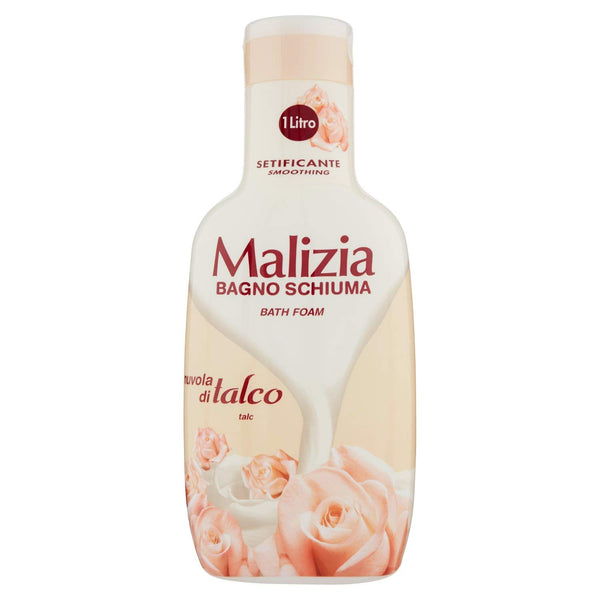 Malizia Bath Foam - Talc Scent 33.8oz/1000ml [Made in Italy