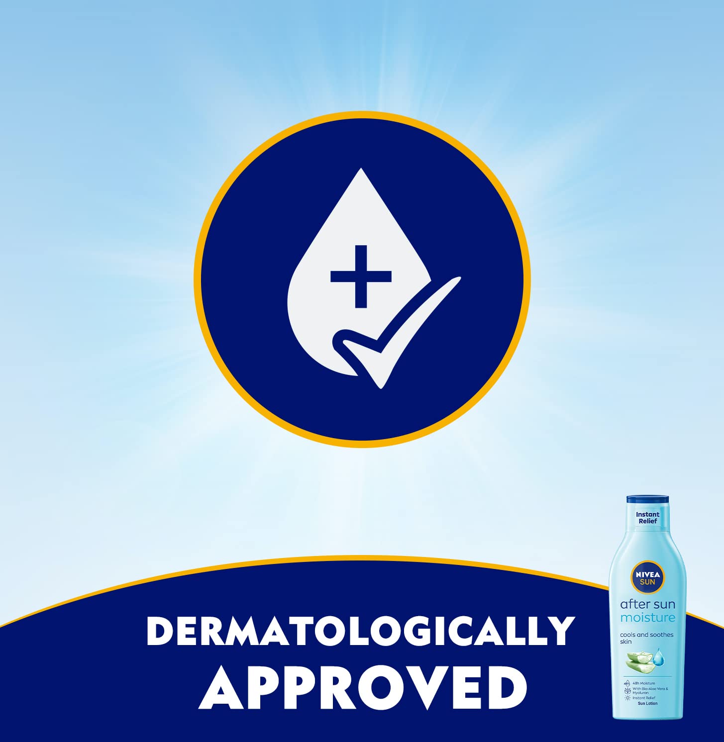 Nivea Sun Moisturising After Sun Lotion With Aloe Vera Silky Skin Feeling 200ml