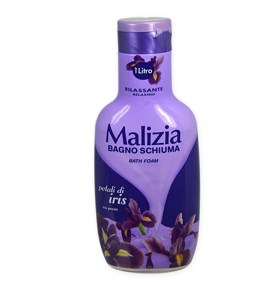 Malizia Bath Foam - Iris Petals Scent 33.8oz/1000ml [Made in Italy]