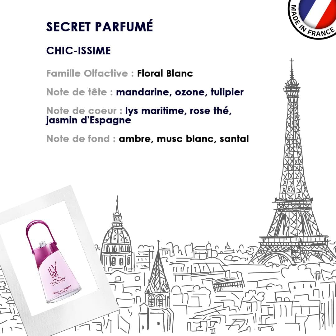 Udv Chic Issime By Ulric De Varens For Women. Eau De Parfum Spray 2.5 OZ