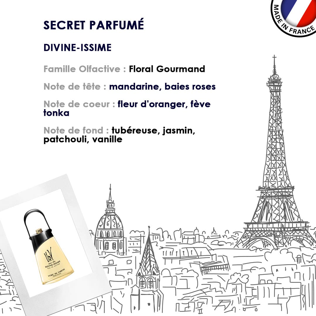 Ulric De Varens Divine Issime Eau de Parfum, 2.5 Ounce