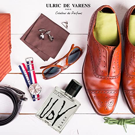 Ulric De Varens Eau De Toilette Spray for Men, Black, 3.4 Ounce