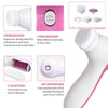 Portable Facial Cleansing Brush  - Pink