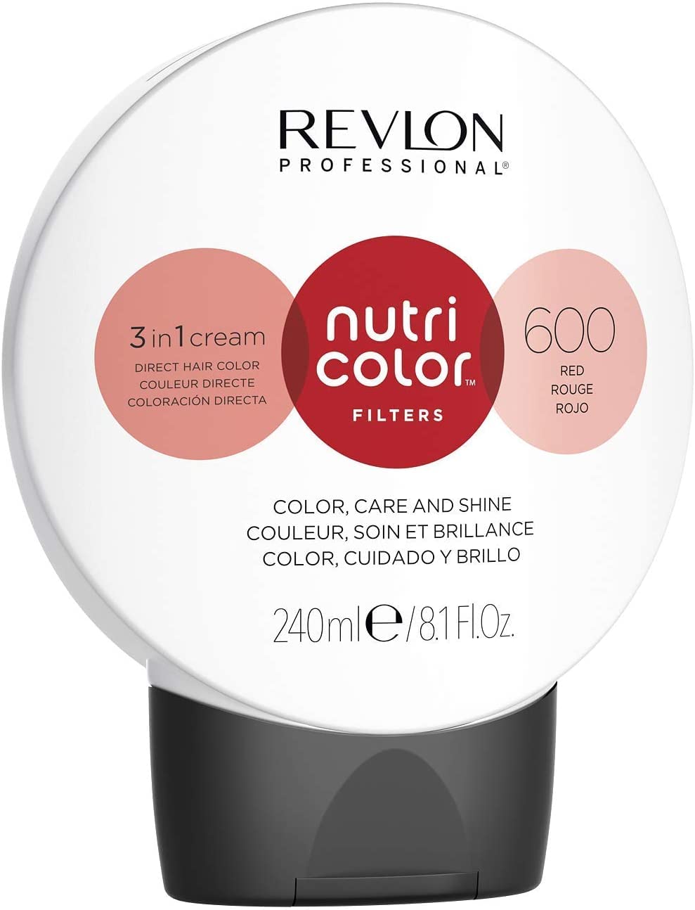 Revlon Nutri Color Filters 600 Red, 240 ml