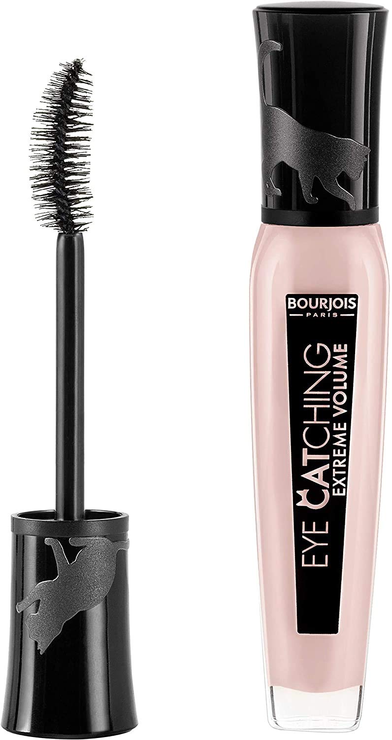 2 x Bourjois Paris Eye Catching Extreme Volume Mascara 6ml - 02 Extreme Black