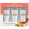 CREMO Moisturizing Coconut Mango Shave Cream, 6 fl oz, 3-pack