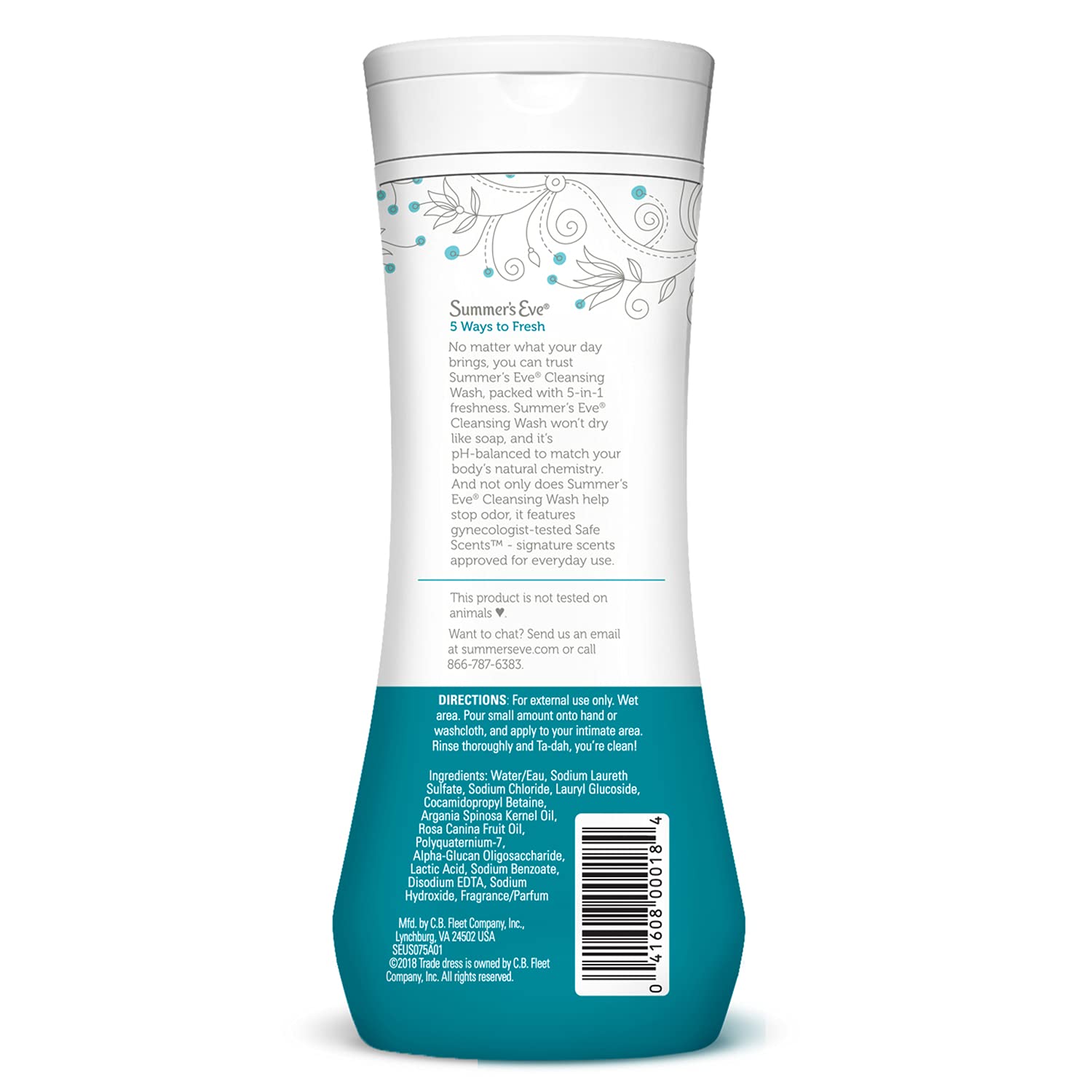 Summer's Eve Cleansing Wash, Sunset Oasis, 15 Fl Oz