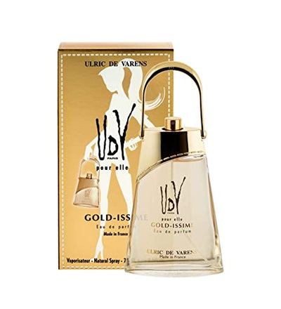 Udv Gold Issime By Ulric De Varens For Women. Eau De Parfum Spray 2.5 OZ