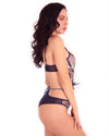 Hailey Lace Body Lingerie - Navy Blue