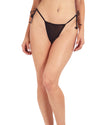 Mia Sexy Lace & Sheer Panty - Black