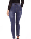 Jocelyn Distressed Skinny Jean - Navy
