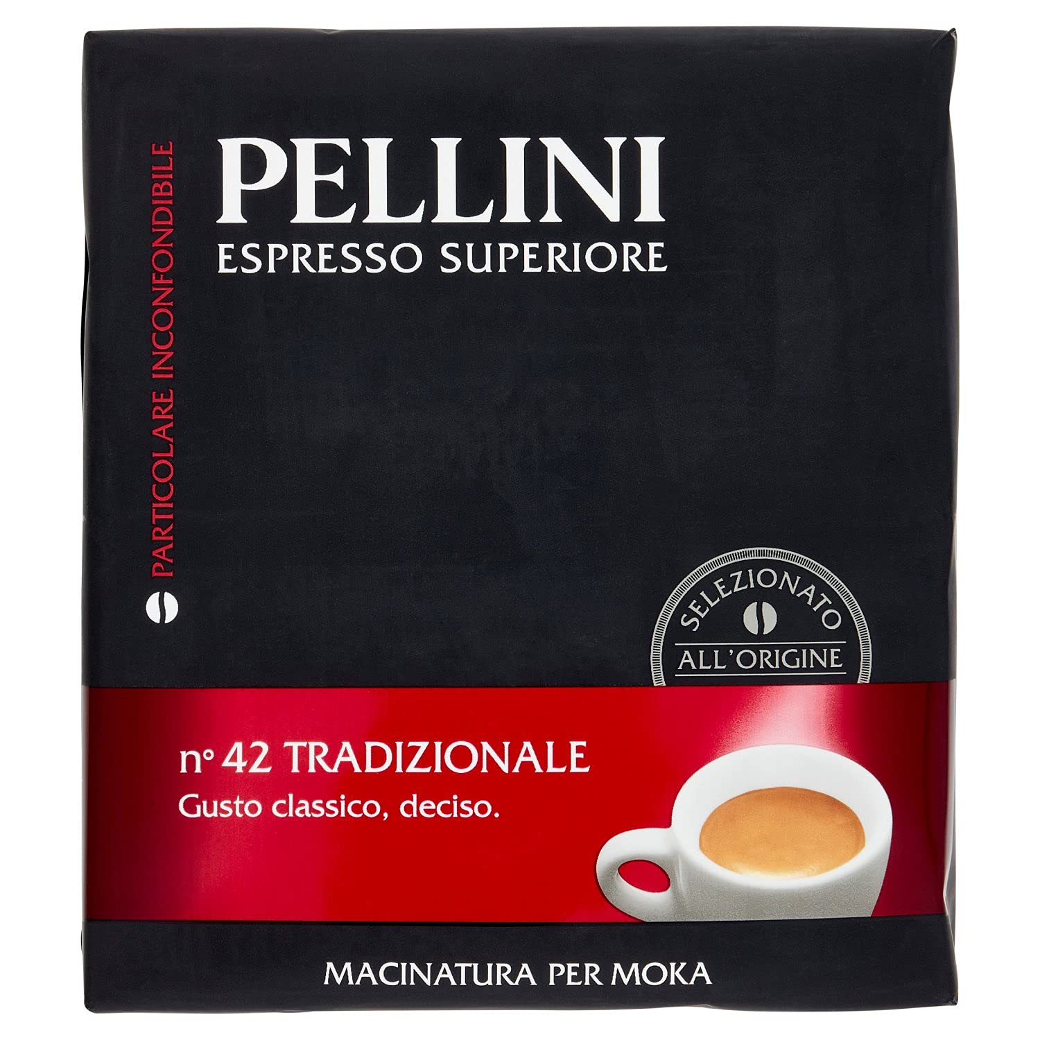 Pellini Tradizionale (#42) Full Body Ground Coffee for Stove Top Coffee Makers