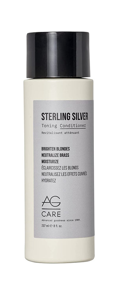 AG Care Sterling Silver Toning Conditioner, 8 Fl Oz