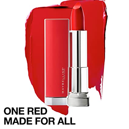 Maybelline New York Color Sensational Made for All Lipstick,  Red For Me, 0.06 oz