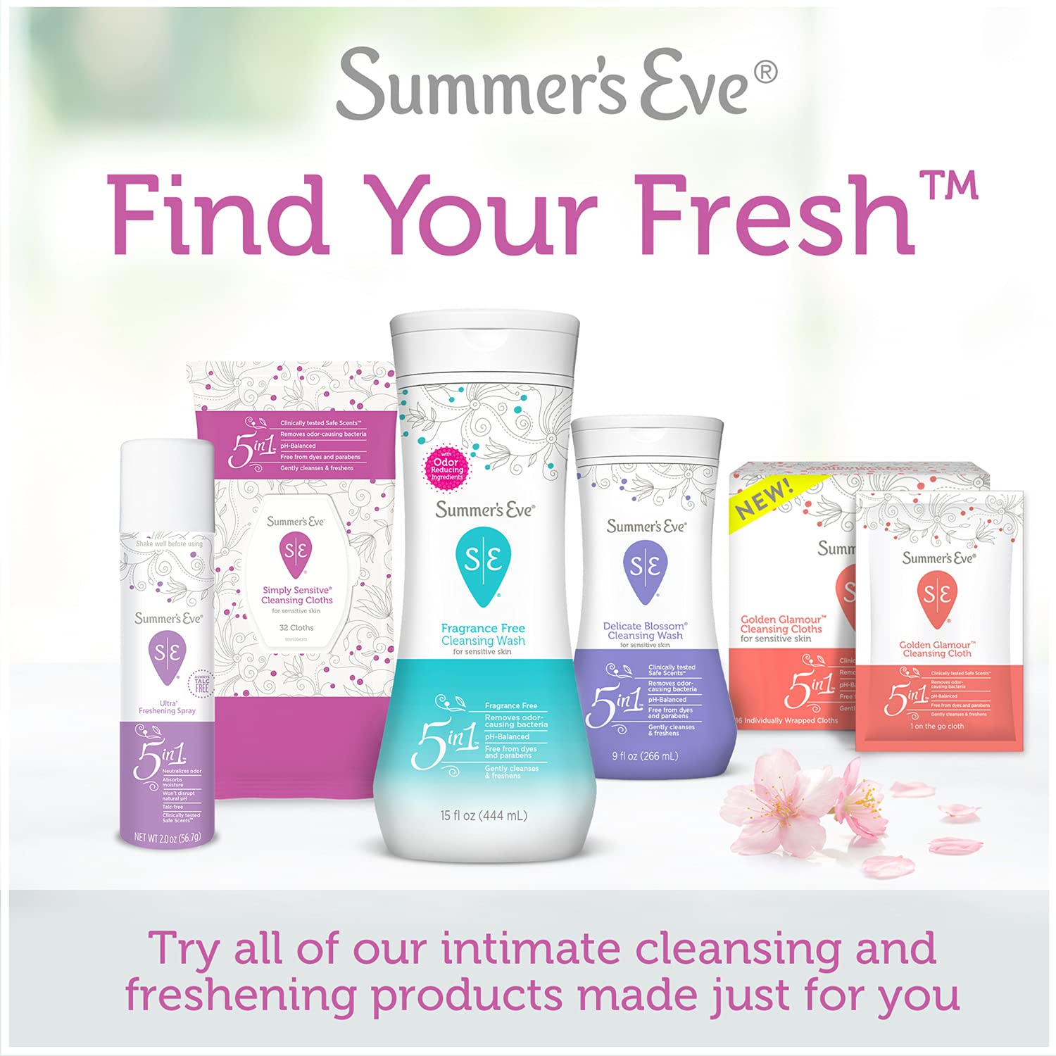 Summer's Eve Cleansing Wash, Sunset Oasis, 15 Fl Oz