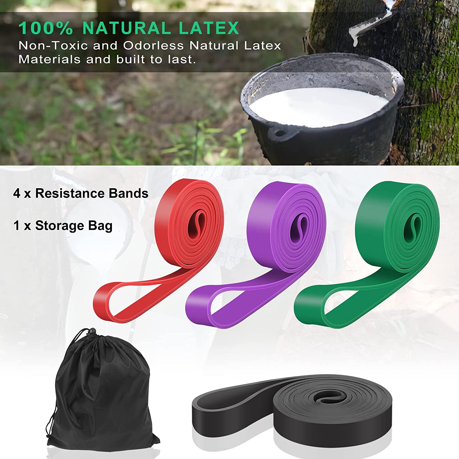 Powerlifting and Pull Up Exercise Resistance Bands