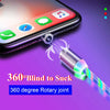 Light-up Magnetic 3-in-1 USB Charging - White/Rainbow