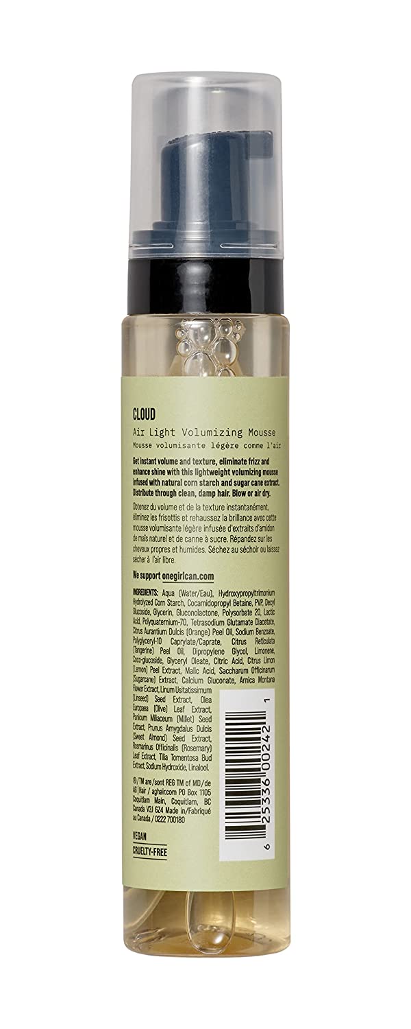 AG Care Cloud Air Light Volumizing Mousse, 3.6 Fl Oz