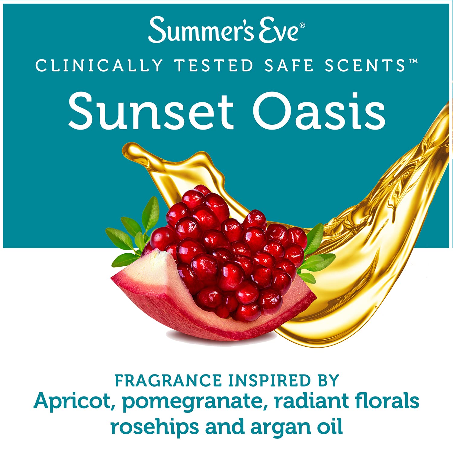 Summer's Eve Cleansing Wash, Sunset Oasis, 15 Fl Oz