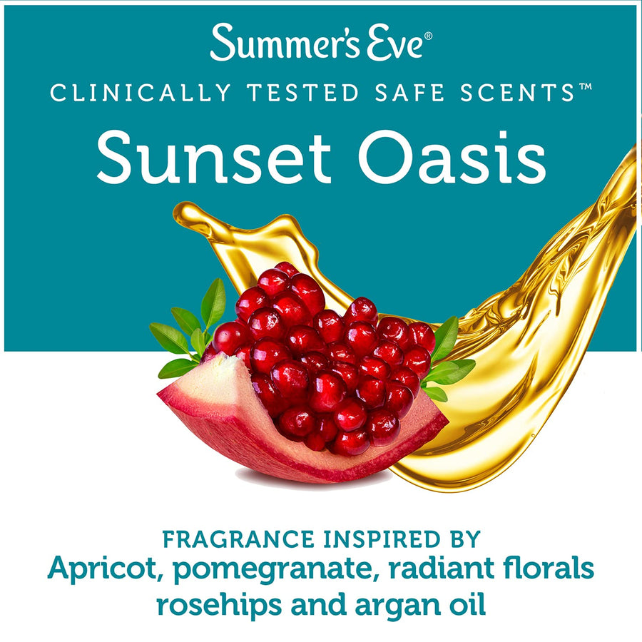 Summer's Eve Cleansing Wash, Sunset Oasis, 15 Fl Oz