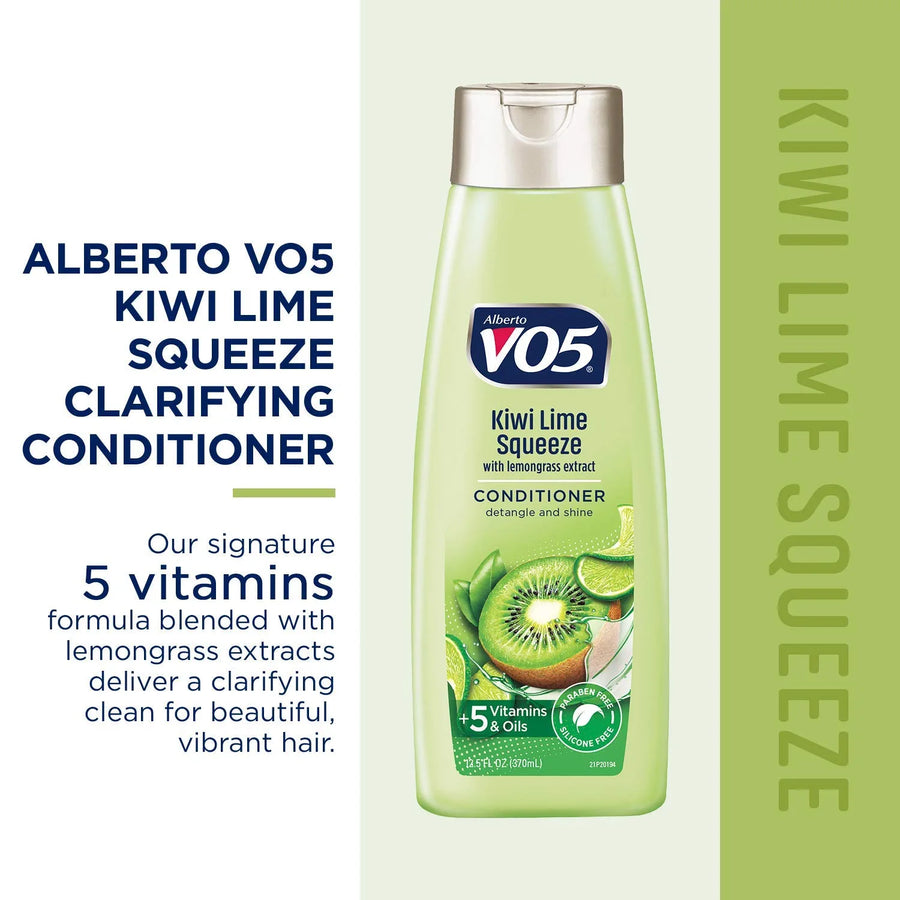 Alberto VO5 Herbal Escapes Kiwi Lime Squeeze Clarifying Conditioner, 12.5 Ounce