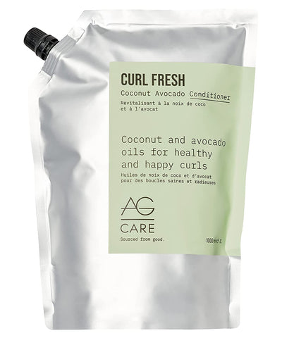AG Care Curl Fresh Coconut Avocado Conditioner, 33.8 Fl Oz
