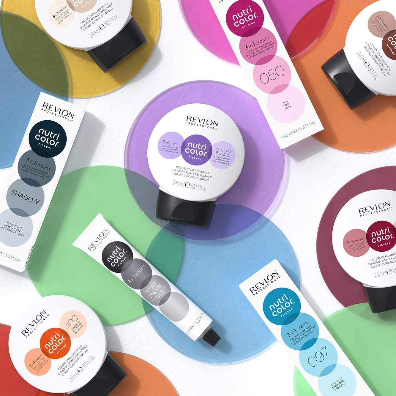 Nutri Colour Filters - Mixing Filters Shadow, 100 ml, Nourishing Colour Mask for Top Fashionable Colour Effects, Tint Mask with Insta-Pic Technology™, Smoky Effect for Hair