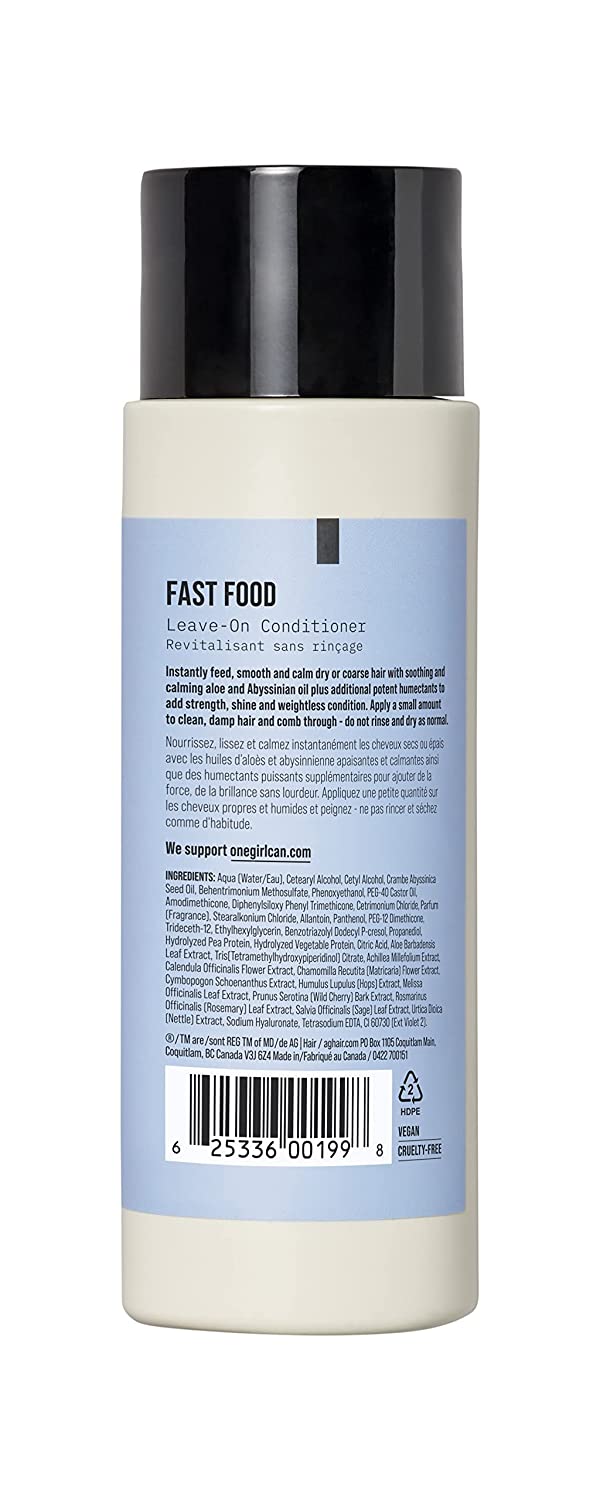 AG Care Fast Food Leave On Conditioner, 8 Fl Oz