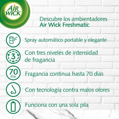 Air-Wick Freshmatic Room Spray, Pack of 1 (1 x 0.25 kg)