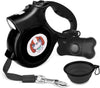 LED Lighted Retractable Nylon Dog Leash - Blue