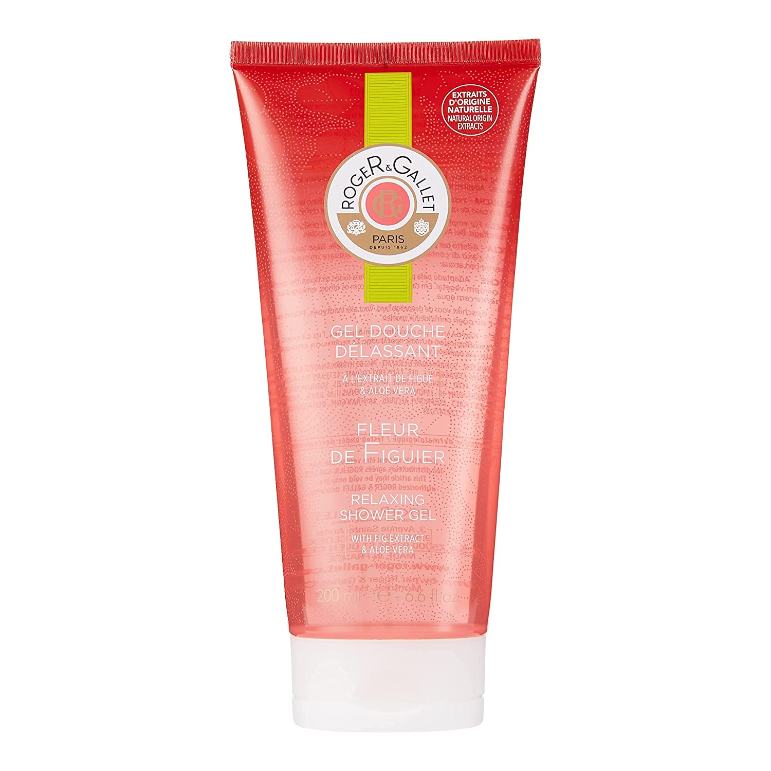 ROGER & GALLET | Body Wash & Shower Gel for Women | Fleur De Figuier 6.6 Oz Tube