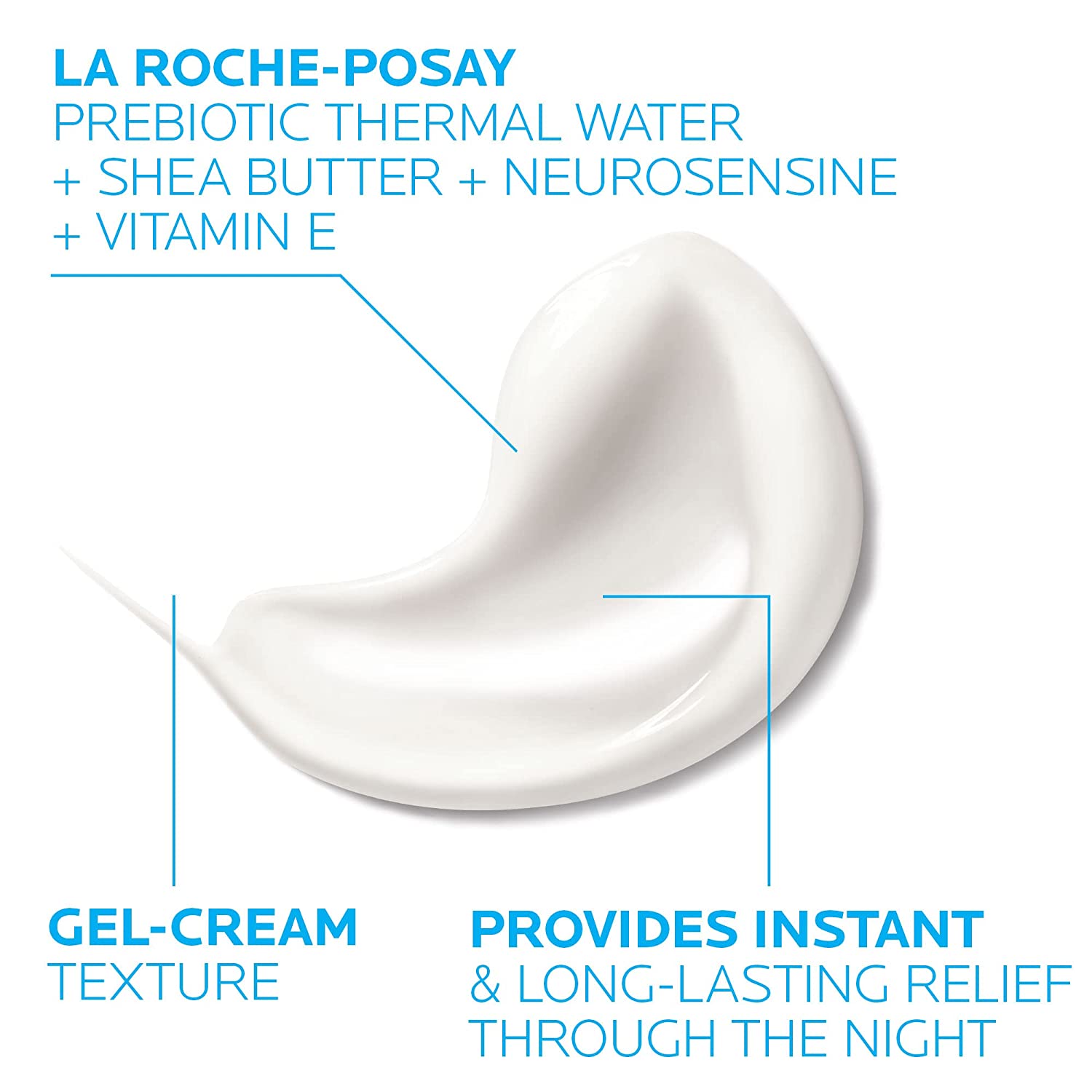 La Roche-Posay Toleriane Dermallegro Night Cream for Face Intense Soothing Moisturizer with Vitamin E, Allergy Tested, for Sensitive Skin, Formerly Toleriane Ultra Night