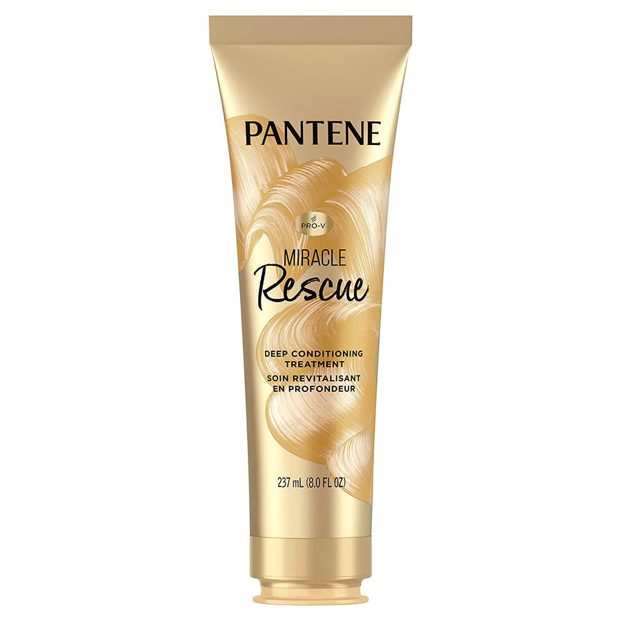 Pantene Miracle Rescue Deep Conditioning Hair Mask Treatment, 8 fl oz, 6.244 Fl oz