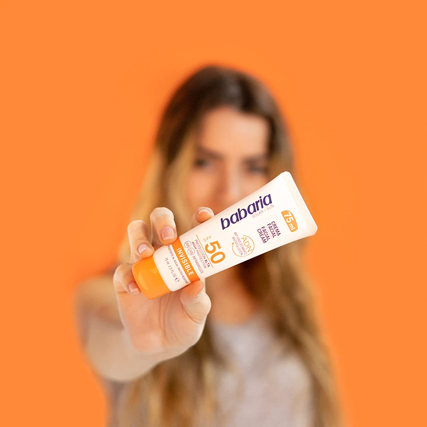 Crema Facial Solar Invisible F-50+ - 75 ml