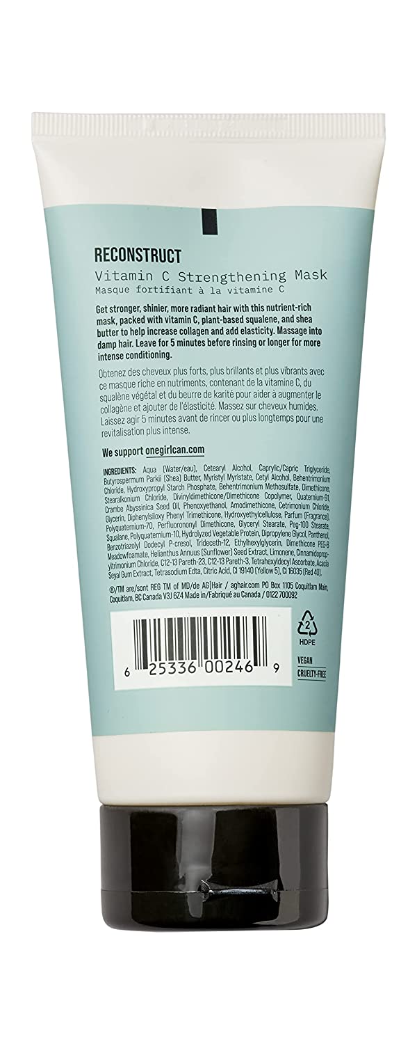 AG Care Reconstruct Vitamin C Strengthening Mask, 6 Fl Oz