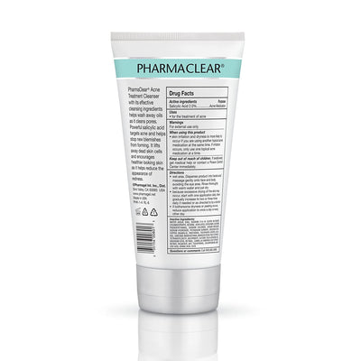 Pharmagel Pharma Clear Cleanser | Gentle Face & Pore Cleanser | Acne Face Wash | Salicylic Acid and BHA Cleanser - 6 fl. oz.