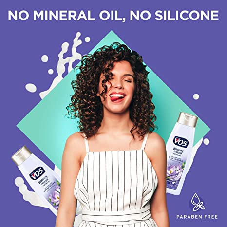 Alberto VO5 Herbal Escapes Free Me Moisturizing Conditioner for Unisex Ounce, Blue, freesia, 12.5 Fl Oz