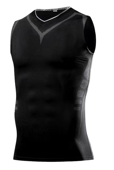 Beckman Sleeveless Workout Shirt - Black