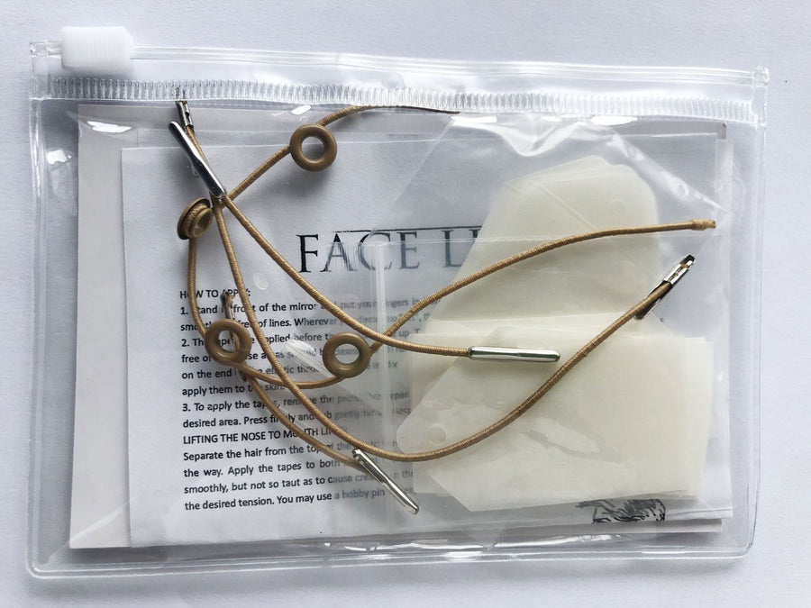 Face Lift Tapes (40Pcs Tapes and 4 Bands for a set)