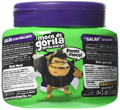 Moco De Gorila Galan Hair Gel Jar (Green)