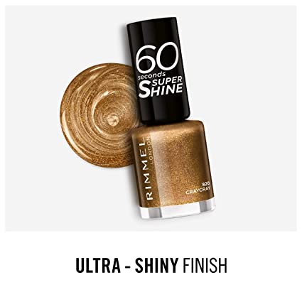 Rimmel 60 Seconds Super Shine Nail Polish - 820 Craycray