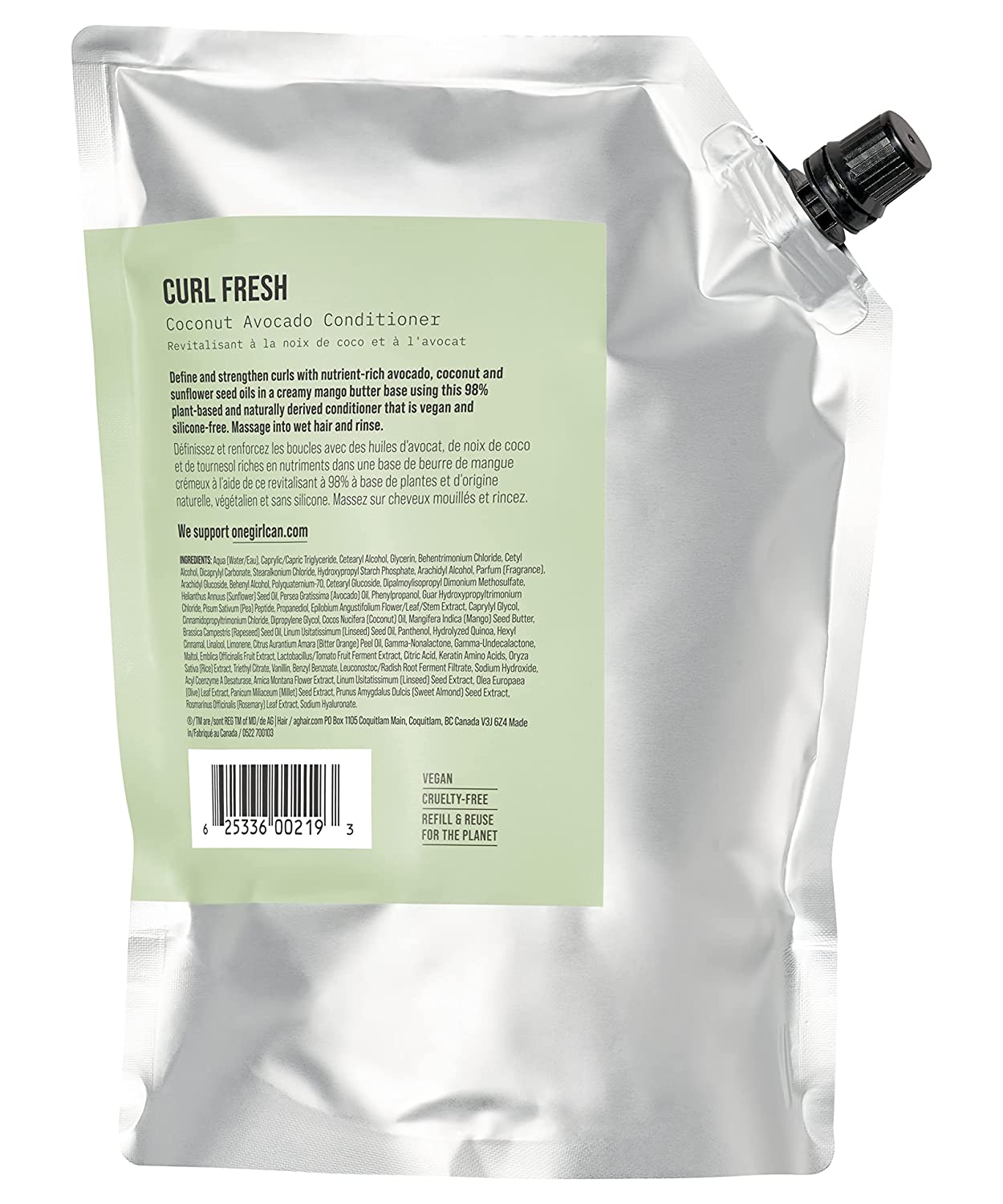 AG Hair BOOST Apple Cider Vinegar Refill Conditioner, 1L