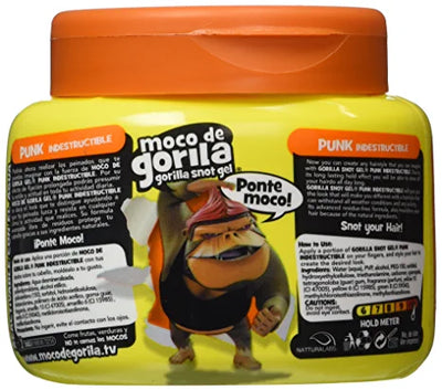Moco de Gorila Punk Hair Gel | Indestructible Hair Styling Gel for Extreme Long-lasting Hold 9.52 Ounces Squizz Bottle