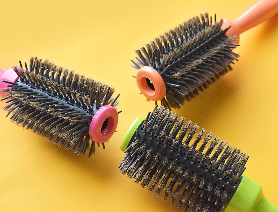 Beter Round Hair Brush with Mixed Bristles/Round Bright Day Brush for Hair Styling 100 g